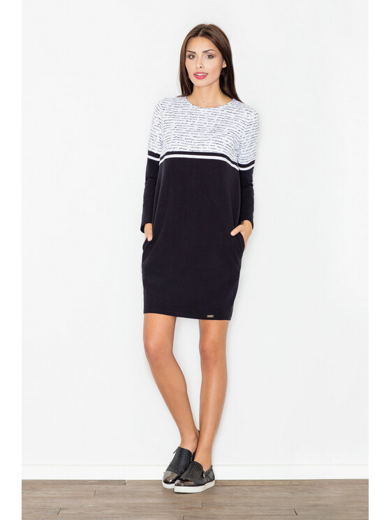 FIGL FIGL Sukienka M510 Kolorowy Regular Fit