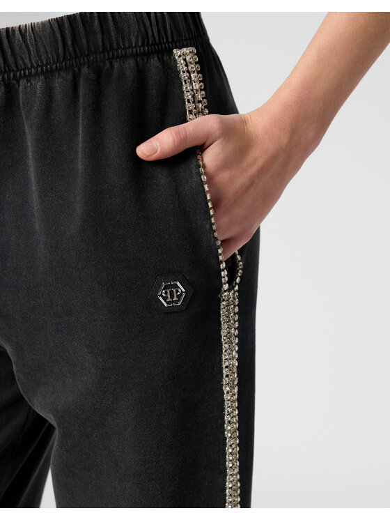 PHILIPP PLEIN PHILIPP PLEIN Teplákové nohavice 29846 Čierna