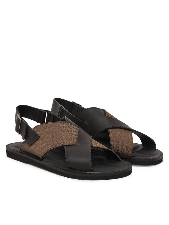 Emporio Armani Emporio Armani Sandále EM004323 AF25617 M6354 Hnedá
