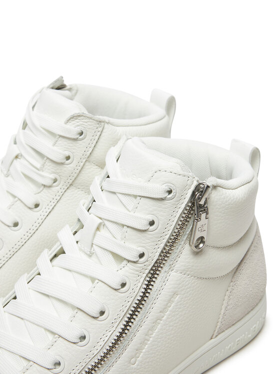 Calvin Klein Jeans Calvin Klein Jeans Tenisice Classic Cupsole Zip Mid In YM0YM01156 Bijela