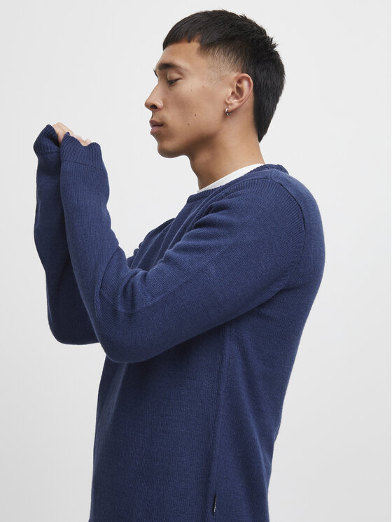 Blend Blend Светр 20716086 Cиній Regular Fit