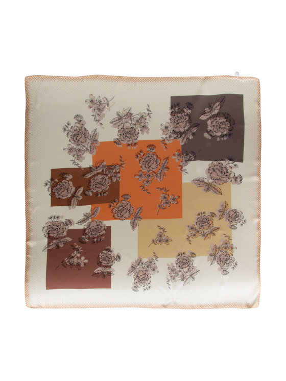 ALLORA BE UNIQUE ALLORA BE UNIQUE Foulard jedwabna Beige