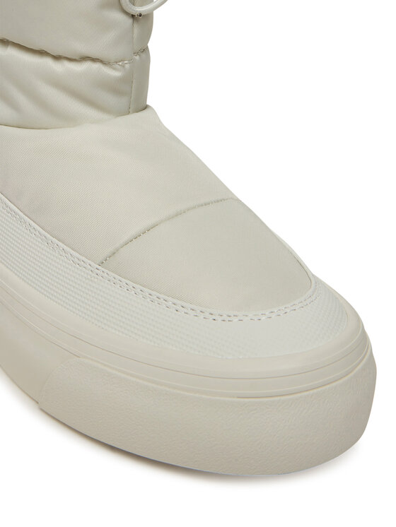 Calvin Klein Calvin Klein Cizme de zăpadă Vulc Flatf Snowboot Nylon Mix Mg YW0YW01977 Alb