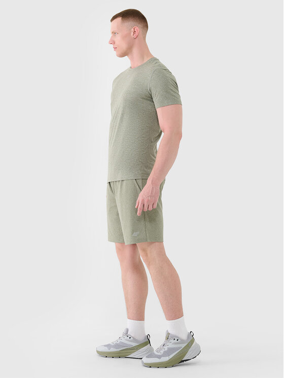 4F 4F Sportovní kraťasy MULTI ACTIVE Khaki Regular Fit
