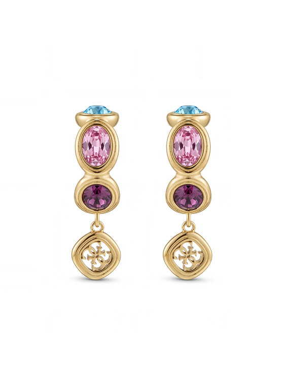 Guess Guess Náušnice JUBE05571JWYGMCT/U Zlatá