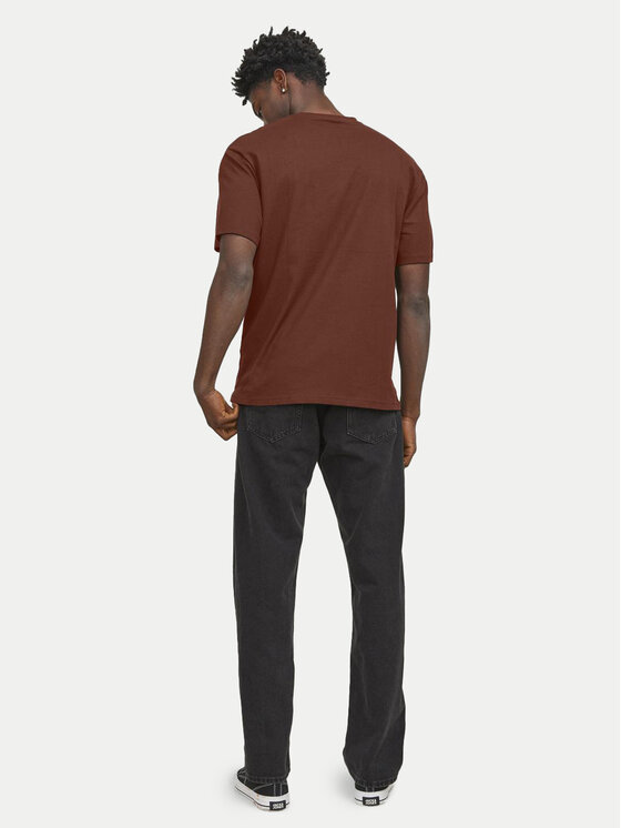 Jack&Jones Jack&Jones Majica Vesterbro 12240121 Rjava Relaxed Fit