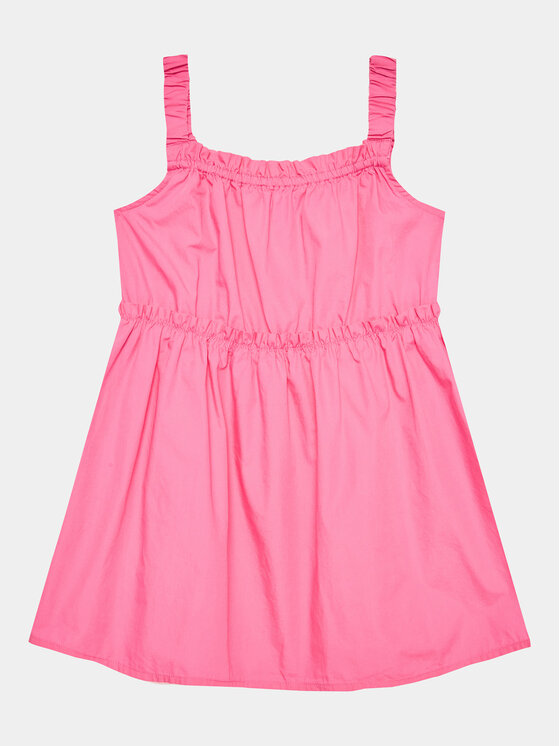United Colors Of Benetton United Colors Of Benetton Sukienka codzienna 4EW7GV00T Różowy Regular Fit