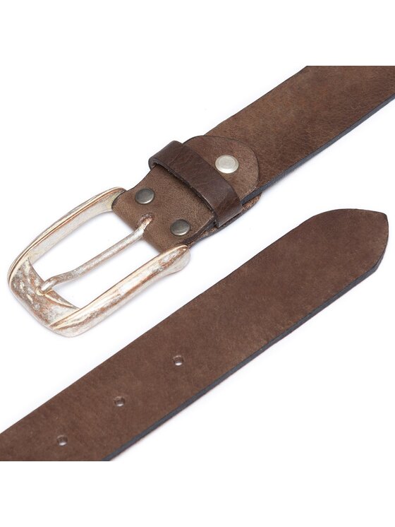 Mustang Mustang Pasek Męski BELT Brązowy