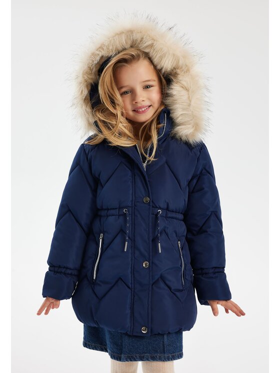 MINOTI MINOTI Kurtka zimowa 20coat85 Granatowy Regular Fit
