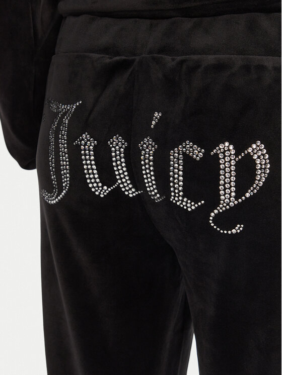 Juicy Couture Juicy Couture Pantaloni trening Christine JCWBJ125304 Negru Flared Leg