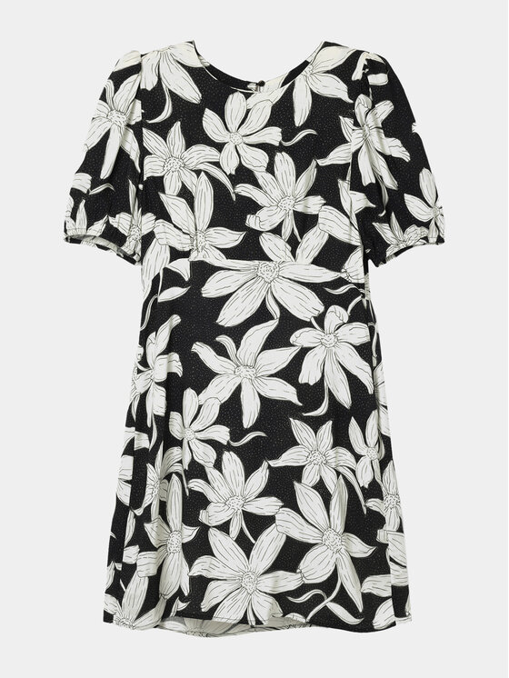 Desigual Desigual Sommerkleid Nashville 24SWVW36 Schwarz Straight Fit