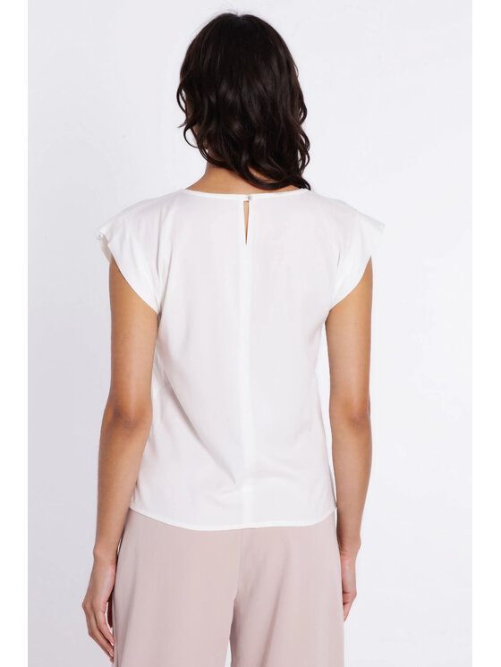 NIFE NIFE Halenka B222 Krémová Regular Fit