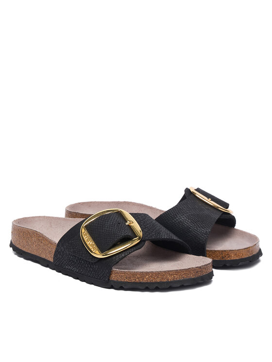 Birkenstock Birkenstock Pantoletten Madrid Big Buckle 1032965 Schwarz