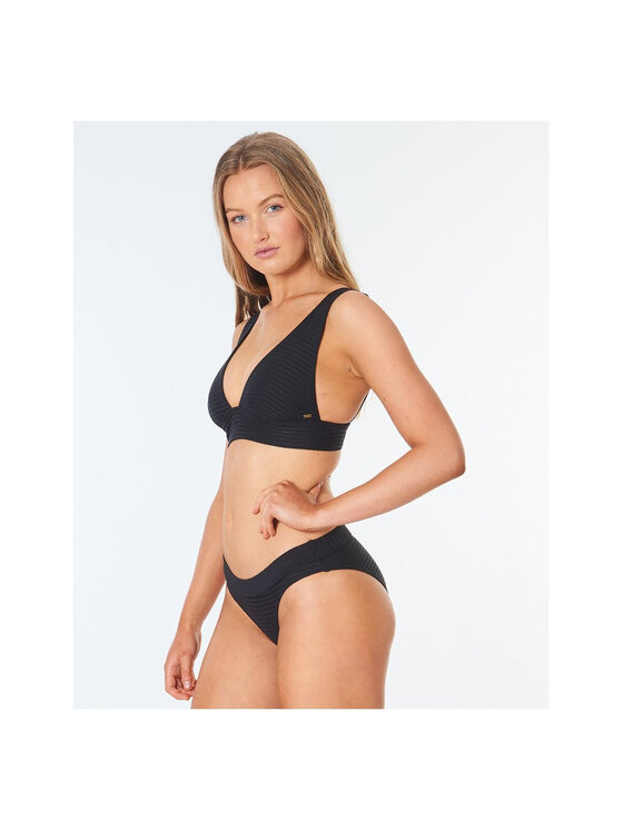 Rip Curl Rip Curl Góra od bikini Premium Surf Deep V Czarny