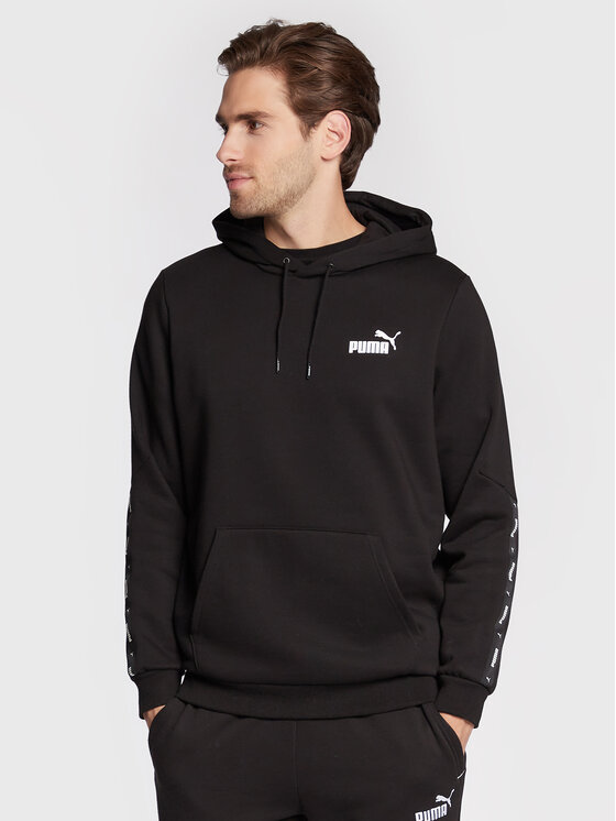 Felpa puma on sale grigia e nera