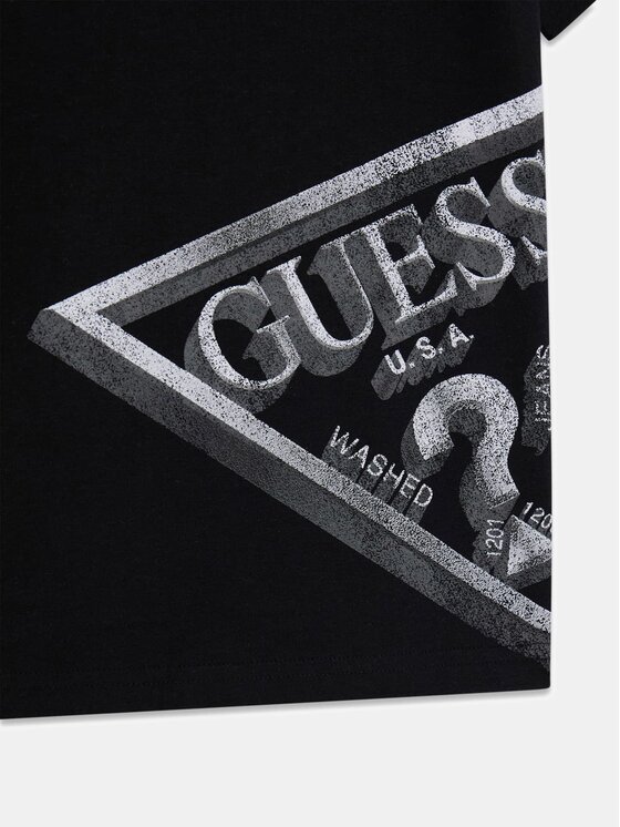 Guess Kids Guess Kids T-Shirt 183925 Černá Classic Fit