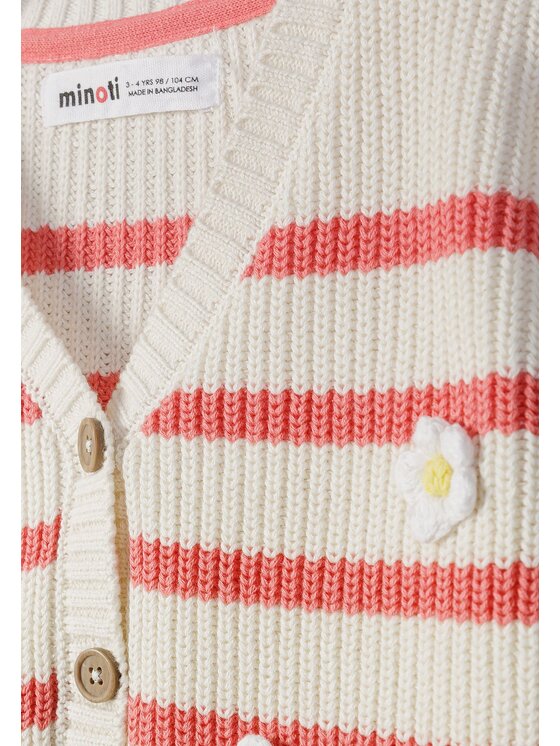 minoti minoti Kardigan 30KNIT105 Koralowy Regular Fit