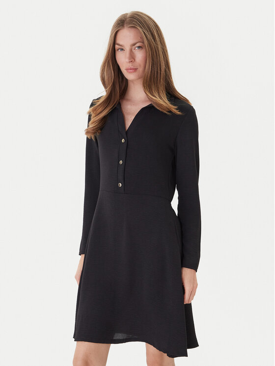 Morgan Morgan Vestito chemisier 251-RBREST Nero Regular Fit