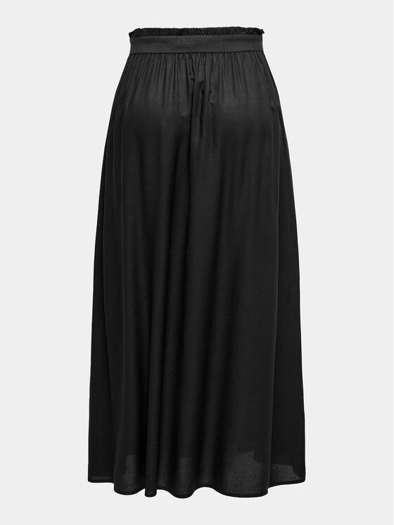 ONLY ONLY Maxi szoknya Venedig 15164606 Fekete Regular Fit