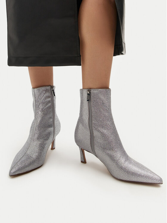 Steve Madden Steve Madden Botki Lulah-R SM11003281 Srebrny