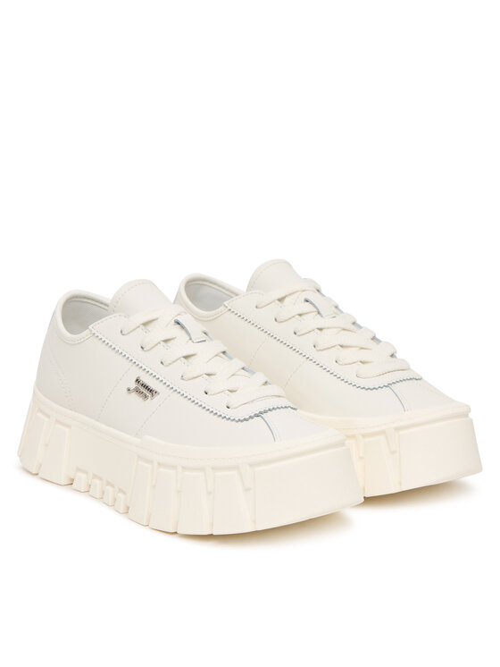 Tommy Jeans Tommy Jeans Αθλητικά Tjw Platform Sneaker Leather Lc EN0EN03165 Λευκό