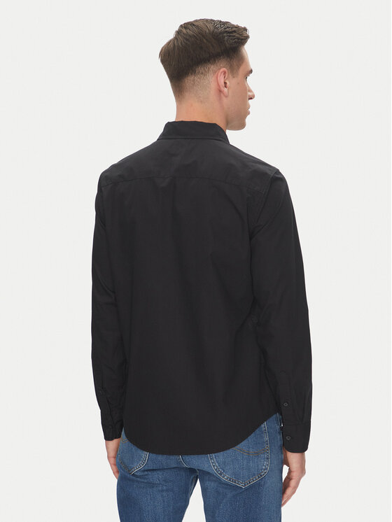 Mustang Mustang Koszula Canton 1016238 Czarny Slim Fit