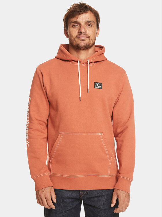 Quiksilver Mikina The Original Otlr EQYFT04794 Oranžová Regular Fit