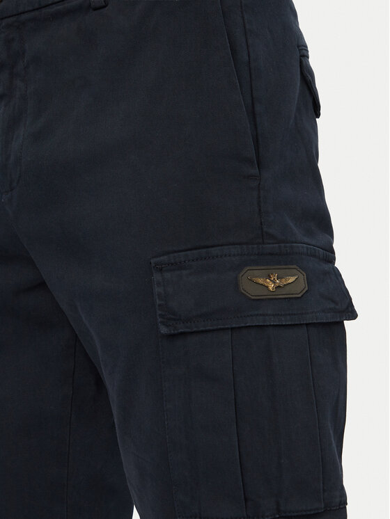 Aeronautica Militare Aeronautica Militare Cargo püksid 262PA1740UCT04381 Tumesinine Regular Fit