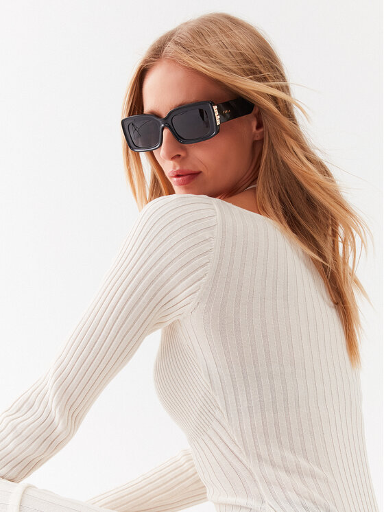 Guess Guess Úpletové šaty W3RK35 Z30L1 Écru Slim Fit