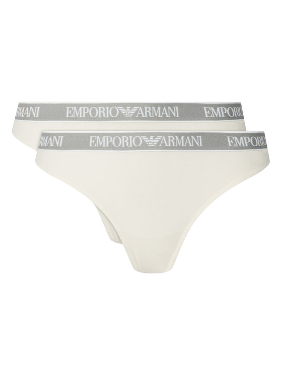 Emporio Armani Underwear Emporio Armani Underwear Komplet brazilskih hlačk﻿ EW000404 AF19026 M0082 Bela