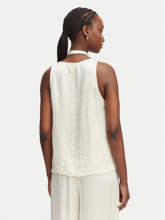 Marella Marella Top Apogeo 2613161045 Écru Regular Fit