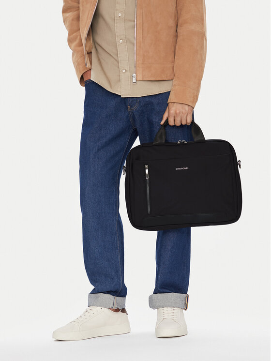 Gino Rossi Gino Rossi Torba za laptop C-GIN-K-011-CCC-06 Crna