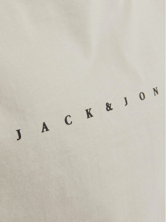 Jack & Jones Jack & Jones Tričko Star 12234746 Béžová Relaxed Fit