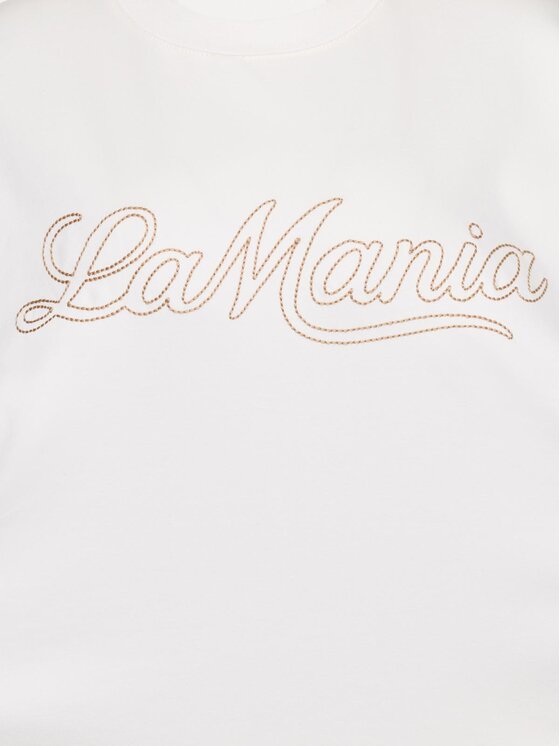 La Mania La Mania T-Shirt LOTTIE Bílá Basic Fit