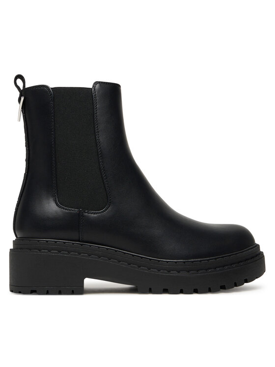 Guess Guess Kotníková obuv s elastickým prvkem FLTLNA FAL10 Černá