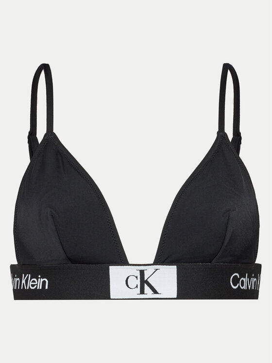 Calvin Klein Swimwear Gornji del bikini KW0KW02451 Črna