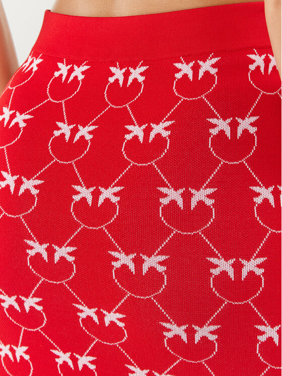 PINKO Pinko Spódnica ołówkowa 100211 A0IS Czerwony Slim Fit