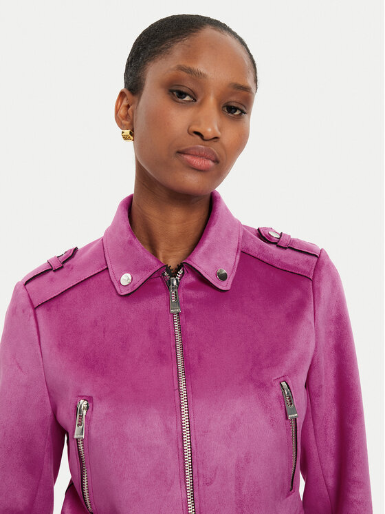 Morgan Morgan Tehisnahast jope 222-GSUD Roosa Regular Fit