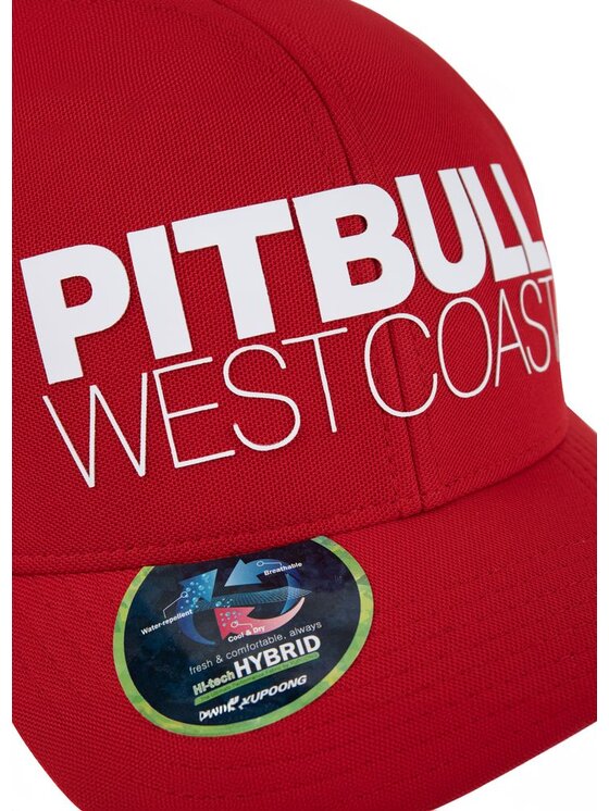 PITBULL PITBULL Czapka z daszkiem Czapka Snapback Classic SEASCAPE uniwersalny Czerwony