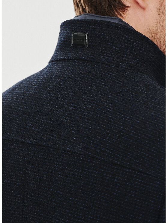 Pako Lorente Pako Lorente Płaszcz P24WF-7X-004 Granatowy Classic Fit