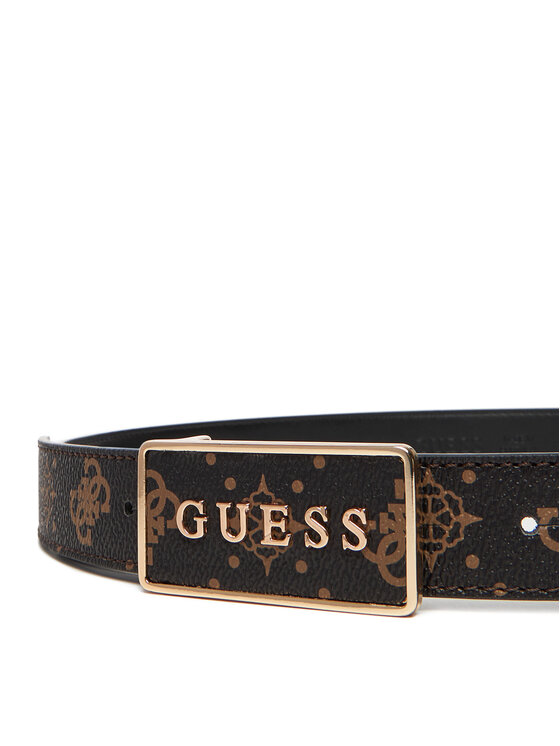 Guess Guess Pasek Damski 0000305473417 Brązowy