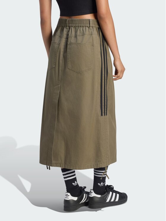 adidas adidas Spódnica maxi 168878 Zielony Regular Fit
