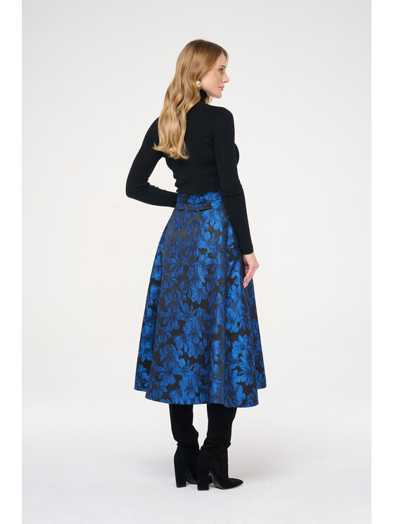 Castellani Castellani Spódnica midi Spódnica Kendall Czarny Regular Fit