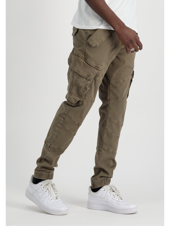 Alpha Industries Alpha Industries Bavlnené nohavice AI.126215-183 Béžová Slim Tapered Fit