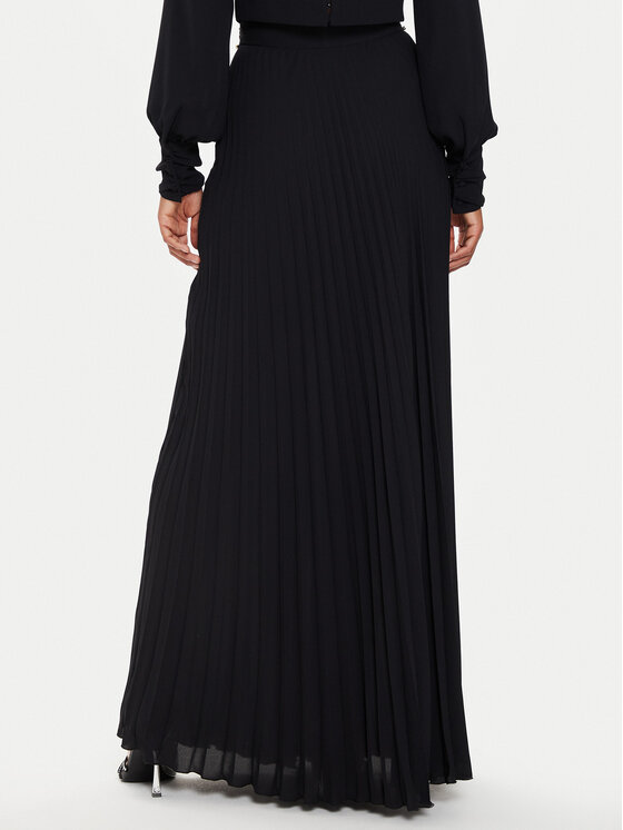 Liu Jo Liu Jo Plisēti svārki CA4410 TS055 Melns Regular Fit