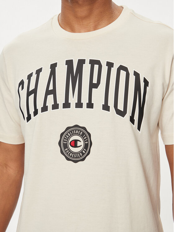 Champion Champion Tričko 219852 Béžová Comfort Fit