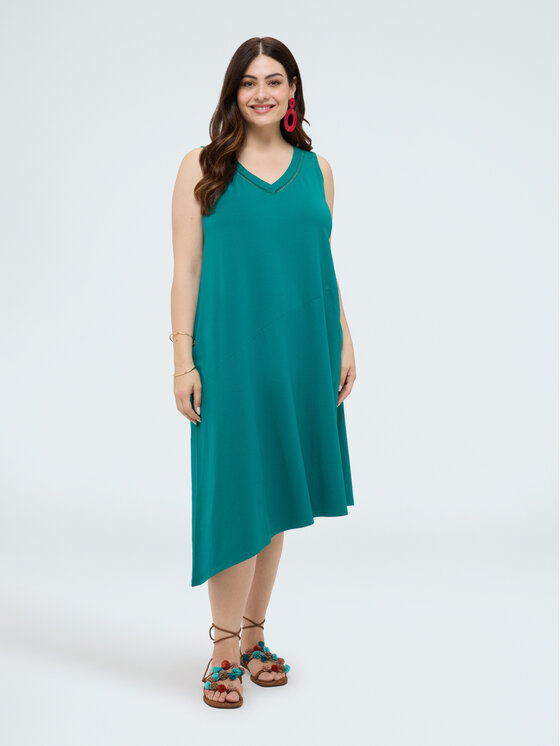 Fiorella Rubino Fiorella Rubino Sukienka codzienna 7805L001247N025 Zielony Regular Fit