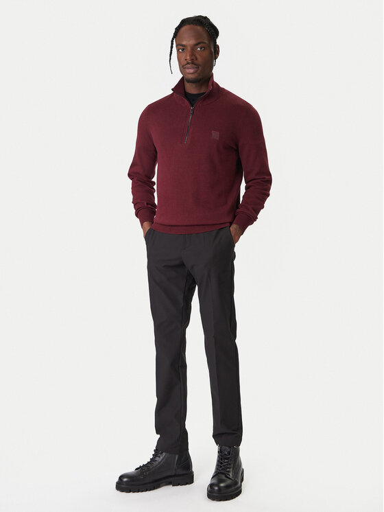 BOSS BOSS Sweater Kanobix 50527585 Piros Regular Fit