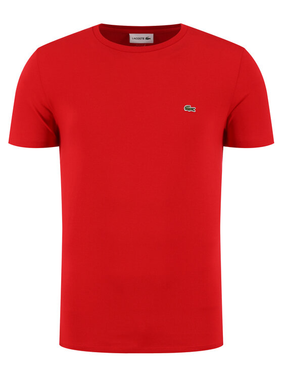 Lacoste Lacoste T-Shirt TH6709 Czerwony Regular Fit