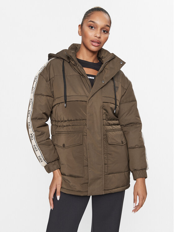 Guess Guess Демісезонна куртка V2BL09 WF330 Коричневий Regular Fit